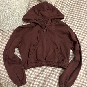 Alo Cropped Hoodie